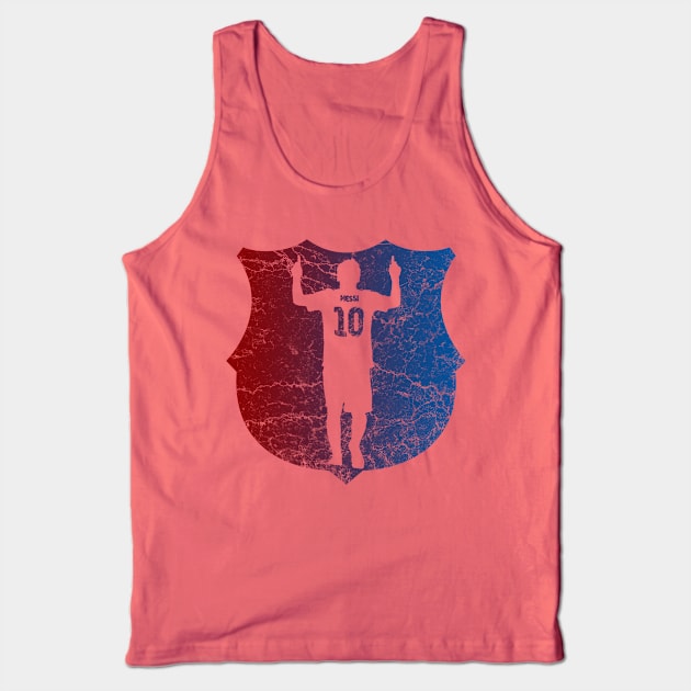 Messi (Barcelona Colors) Tank Top by paulponte